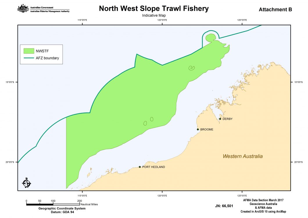 North West Slope Trawl Fishery  Australian Fisheries Management